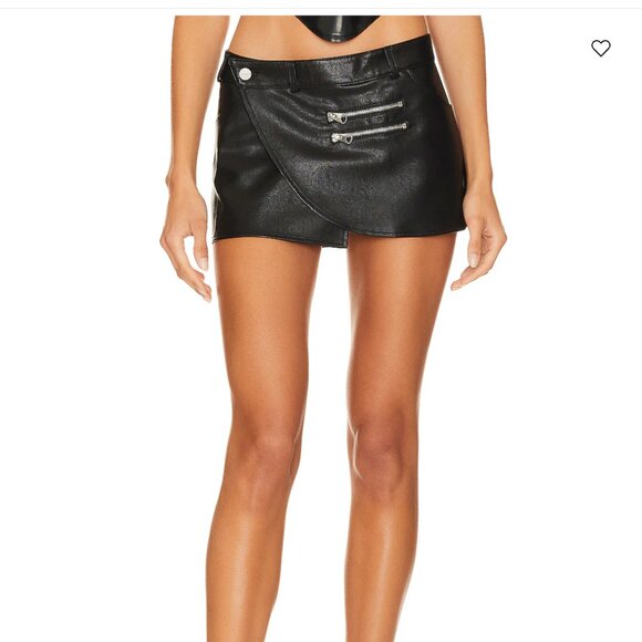 Miaou Faux Leather 'Hunter' Skirt - Picture 5 of 11